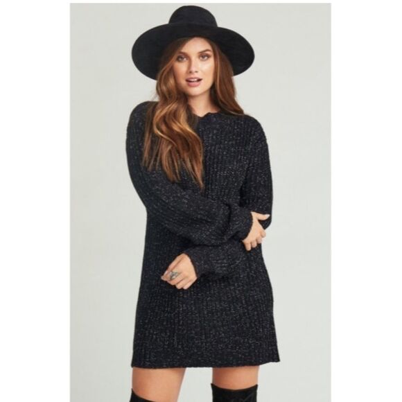 Show me your Mumu Albert Sweater Dress ~ Shimmery Night Knit - Picture 3 of 10